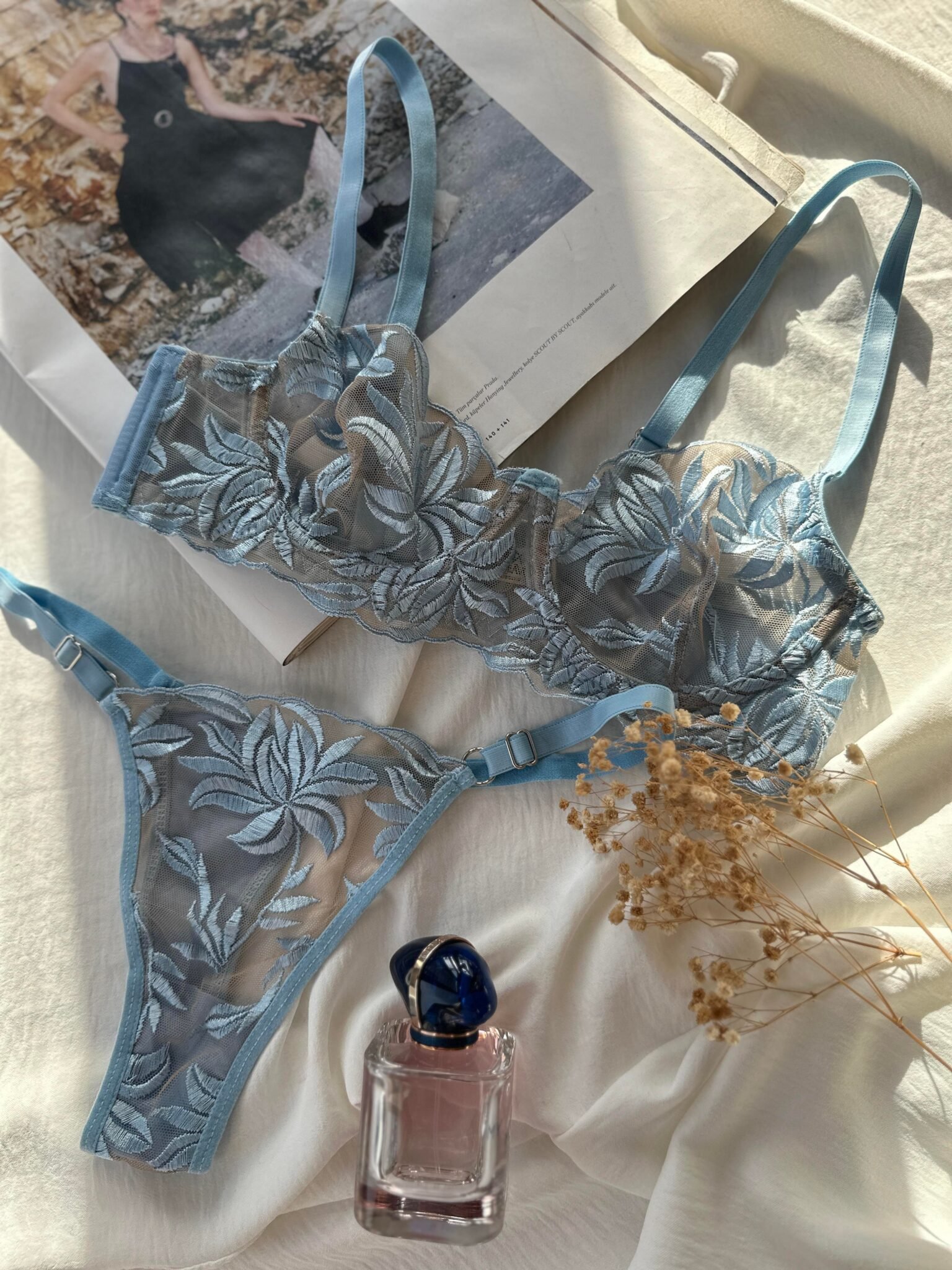 Ocean Blue Bra Set main image 1